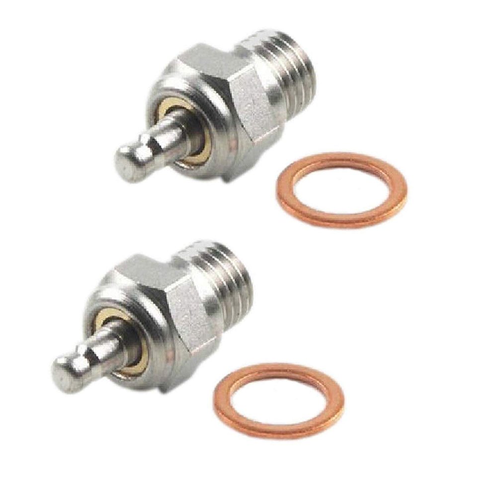 2PCS Spark Glow Plug N3 Hot 70117 Compatible for Trax-xas Kyosho HSP HPI Re-dcat for 1/8 1/10 RC Nitro Engines Car Truck Buggy(2PCS-N3)
