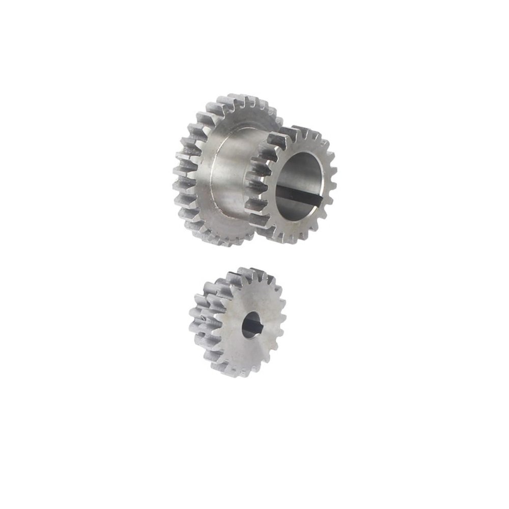 2-piece Metal Transmission Gear T29xT21&T20xT12 Compatible with C2&C3-014G/024G BD-6 Metal Lathe Spindle Double Gear Universal