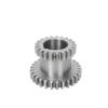 2-piece Metal Transmission Gear T29xT21&T20xT12 Compatible with C2&C3-014G/024G BD-6 Metal Lathe Spindle Double Gear Universal view 3