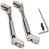 1/10 WPL C74 C-74 Warrior JA11 Steel Drive Shaft Universal Joint for RC Car Modified Metal Upgrade Parts(2Pcs Silver) (2pcs Silver) view 4