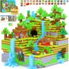 150PCS Magnetic Blocks - Mine Magnet World Forest Animal Set, Magnet Toys Games for Kids Ages 4-6 6-8 8-12, Magnetic Building Blocks for Boys & Girls, STEM Montessori Sensory Toys for Kids Ages 3+ view 1