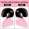 15.7 x 11.5 x 3 Inch Pink Bow Number 2 Pinata,Pink Bow Birthday Decorations, Fillable Hanging Piata with Stick Blindfold Confetti for Girls Boys 2nd Anniversary Party Decorations view 4