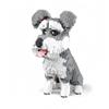 alltogetho Adorable Schnauzer Dog Building Blocks Toy - Micro Mini Size, Ideal for Pet Lovers, and Great as Home Decor & Gift view 1