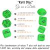 7Pcs Date Night Dice Acrylic Date Night Games Ideas for Adults Valentines Day Gifts, Fun Decision Making Ideas for Him Her, Wedding, Anniversary, Adult Gag Gifts view 2