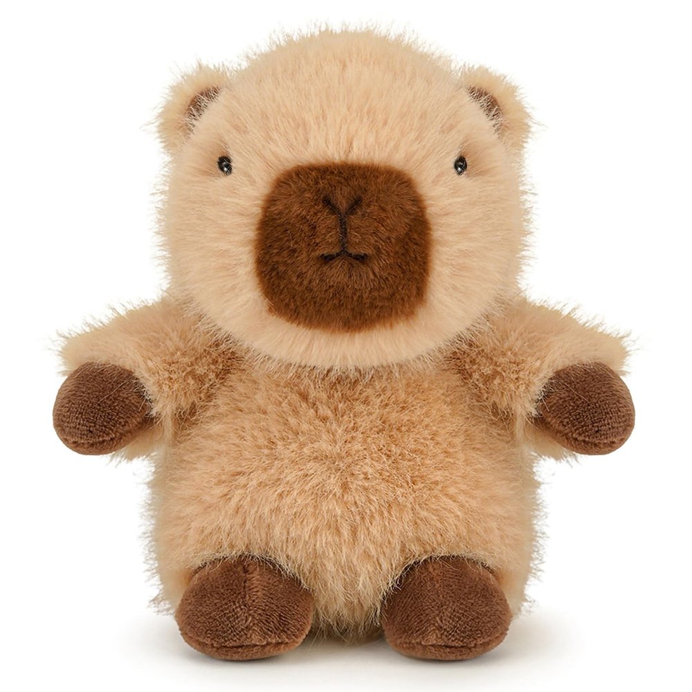 ABEARCAR Capybara Plush Soft Cute Stuffed Animals 6" Capybara Stuffed Plushies Pillow Birthday Christmas Valentine's Day Gifts for Kids Girlfriend