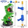 XINNOVEL Movable Dinosaur Shooting for Toys Kids 4-6, Electronic Kids Target Games with 2 Air Pump Guns, LCD Score Record, Sound, 48 Foam Balls, Birthday Gifts for 3 4 5 6 7 8 9 Year Old Boys Girls view 4
