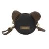 Amamcy Cute Round shape Purse for Girls Women Small Mouse Ear Crossbody Bag Soft Leather Round Purse Cute Wallet Coin Purses view 1