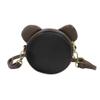 Amamcy Cute Round shape Purse for Girls Women Small Mouse Ear Crossbody Bag Soft Leather Round Purse Cute Wallet Coin Purses view 2