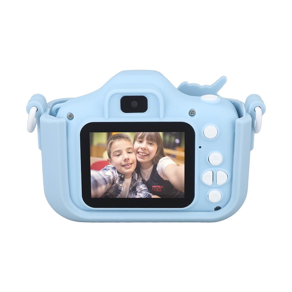 aqxreight Kids Camera Camera 2 0in Screen 1080P Video Toy with 32G Memory Card Focusing Has Photos Kids CameraKids Video CameraKids Selfie CameraChildren CameraVideo (Blue)