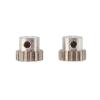 RC Spare Part Compatible with 7075 for Hsp for RGT for Redcat 370 380 390 16T 1/12 1/16 RC Car 2PCS 2.3Mm Shaft Metal Pinion Motor Gear 48DP M0.6 M0.8 view 1