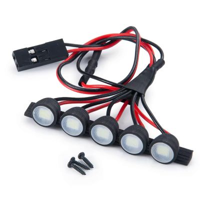 MIXVZARF RC Car Light Bar Kit for Axial for SCX24 AXI00006 for Bronco 1/24 White Bright Roof Light Lamp Bar Kit RC Crawler Car Parts Accessories