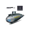 Aetheria Mini RC Submarine 6CH Remote Control Boat Nuclear Submarine Waterproof Diving in Pools, Lake - Indoor & Outdoor Pool, Pond, Bathtub Fun for Adults Blue view 1
