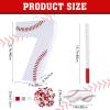 Baseball Birthday Decorations, Baseball Number 7 Piata with Blindfold Stick Blindfold Confetti for Baseball Pinata Sports Theme 7th Birthday Party Supplies (7TH) view 2