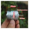 VUBBJCRS 380DC Electronic Starter DC 3.7V 6V 7.4V 25900RPM High Speed Carbon Brush Electronic Starter 29mm*38mm Electronic Starter Toy Car Boat Model view 2