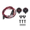 MIXVZARF RC Car Light Bar Kit for TRX-4 for Axial for SCX10 for Tamiya CC01 D90 TF2 1/10 2/4Pcs Light with Round Plastic Cover RC Crawler Car Upgrade Parts(2 Lights) view 1