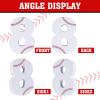 Baseball Birthday Decorations, Baseball Number 8 Piata with Blindfold Stick Blindfold Confetti for Baseball Pinata Sports Theme 8th Birthday Party Supplies (8TH) view 4