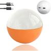 YIHANGG 2.7" Crystal Ball Video Player, Crystal Ball Digital Display, Custom Light-Up Sphere, Personalized Digital Memory DisplayUploadable Videos Photos, Customized Gift(Orange) view 1