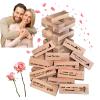 Lust Tower, 48Pcs Super Naughty Block Tower Game, Valentine Tumbling Tower Stacking Blocks, Fun Date Night Activities, Date Night Party Game 1 Set view 1