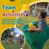 LZTET Granny Pants Yard Game,Gameto Catch Balls with 5 Bouncy and 1 Air Pump,Yard Games Field Family Reunion Game Giant Outdoor Sets for Backyard Gatherings,Parties(Blue2+Green2) view 4