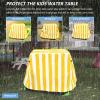 Exokugo Kids Water Table Cover, Outdoor Heavy Duty Durable Waterproof Dustproof Anti-UV Kids Water Play Table Cover, Compatible with Step2 Rain Showers Splash Pond, Yellow view 2
