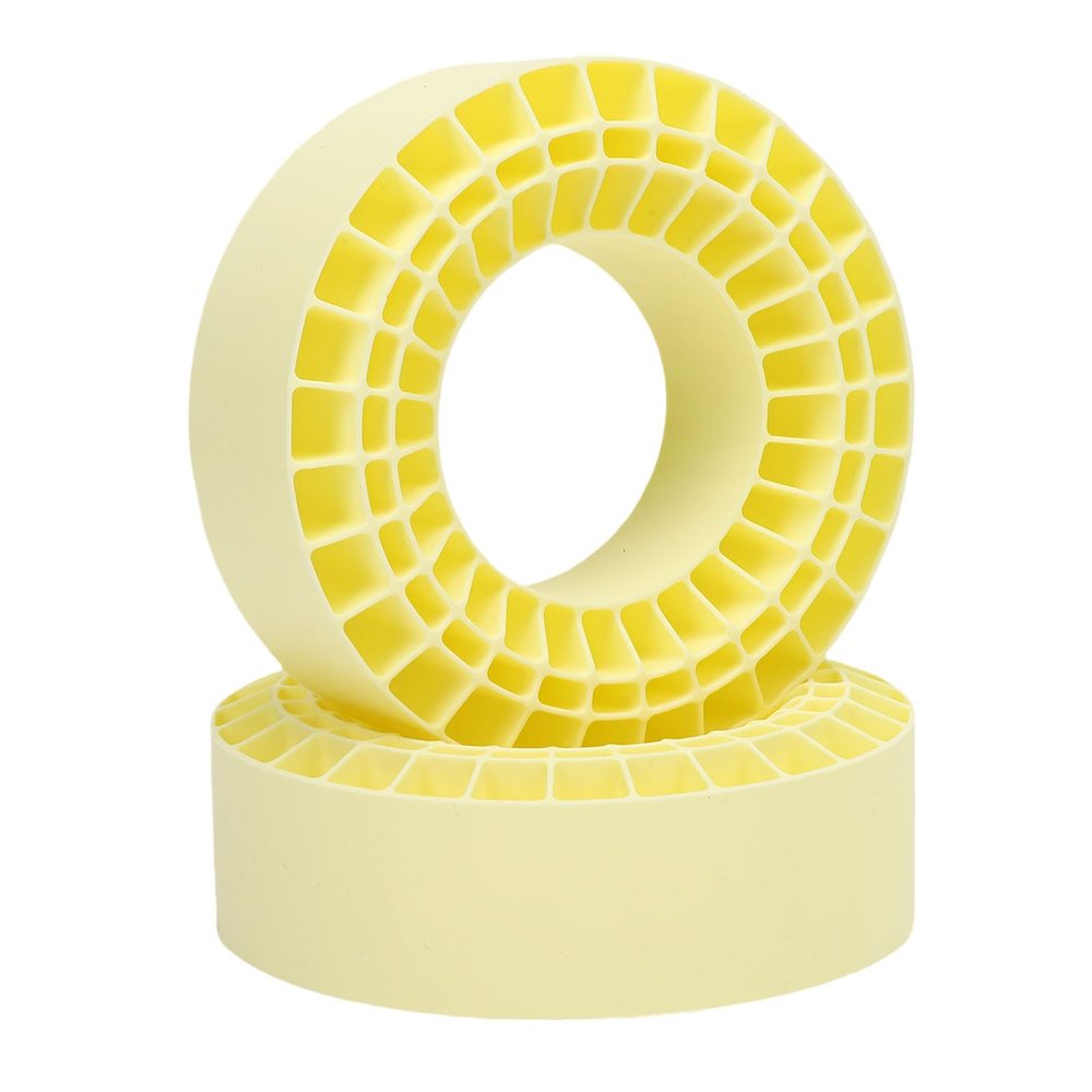 Keenso High Elasticity Silicone Take Insert for RC Tracker Cars - Light Design for Superior Performance (Yellow)