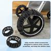 4pcs Baby Stroller Wheel Cover, Pram Strollers Wheel Dustproof Covers, Bassinet Stroller Wheel Noise Reducing Protective, Baby Accessories for Toddler Car view 4