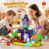 200PCS Magnetic Blocks - Build Mine Magnet World, Magnetic Building Blocks for Kids Ages 4-6 6-8 8-12, STEM Educational Sensory Toys for Boys & Girls, Birthday Toys Gifts for Kids view 4