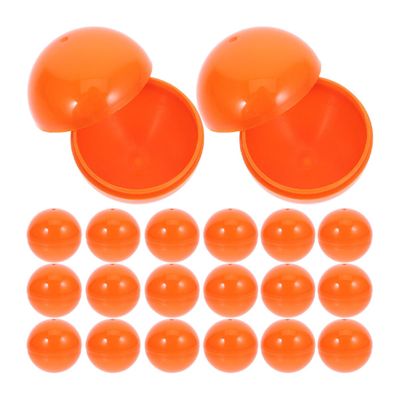 YARNOW 50pcs Openable Plastic Bingo Balls Funny Lottery Balls for Parties Events Team Activities Reusable Raffle Accessories for Fair Draws and Group Engagement