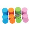 35MM with Holes, 120 Pieces per Box of Plastic Poker Chips - Perfect for Bar Activities, Teaching Games, and Customizable Accessories with Text. (Pink+Orange+Lawn Green+Sky Blue, 35MM/1.37 Inch) view 2
