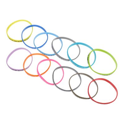 BCOATH 12pcs Multiplication Formula Bracelet Elastic Wristband for Youngsters Themed Party Wristband Bangle Wrist Sweat Bands