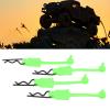 Vomeko 4PCS RC Body Clips Universal Shell Pins for ARRMA Redcat (76mm Zinc Plated Steel) (Green) view 2