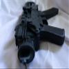 10mm Tactical Submachine Gun Replica  Sci-Fi SMG Prop | Compact Futuristic Weapon Model view 3