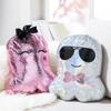 11 3/4" x 13 3/4" Halloween Metallic Polyester Ghost Pillows Set - 2 Piece view 1