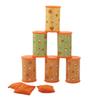 5" Halloween Candy Corn Theme Can Toss Game Set - 9 Piece view 1