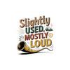 Alphorn Sticker - Slightly Used Mostly Loud Alpine Horn Vinyl Decal for Musicians Traditional Players view 1