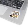 Alphorn Sticker - Slightly Used Mostly Loud Alpine Horn Vinyl Decal for Musicians Traditional Players view 2