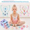Drabac Toddler Toys for Ages 5-7 Girls Jewelry Set Kids Toys Arts and Crafts Kits Clip on Earrings,Princess Toy Adjustable Ring,Girls Toy Age 3 4 5 6-8 Year Old Birthday Christmas Gifts Hair Clip view 2