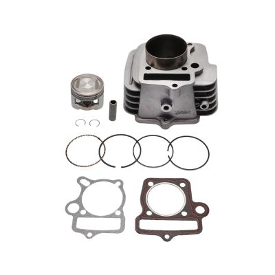 zRuOniA YX 140CC 56mm Cylinder Piston Gasket for YX140 1P56FMJ Pit PRO M2R LMX WPB Pit Off-Road Vehicle(Silver)