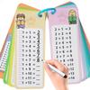 1-12 Addition Flash Cards, Large Math Table Flashcards Chart, with 15 Cards, 2 Dry Erase Markers, 1 Rings, Educational Addition Game for Kids, 1st, 2nd, 3rd Grades Classroom Home view 1