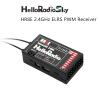 HelloRadio ELRS PWM Receiver 2.4GHz 9CH HR8E ExpressLRS Receiver Module for FPV Fixed Wing RC Airplane Car Boat Vehicles (Black) view 3