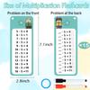 1-12 Subtraction Flash Cards, Large Math Table Flashcards Chart, with 15 Cards, 2 Dry Erase Markers, 1 Rings, Educational Subtraction Game for Kids, 1st, 2nd, 3rd Grades Classroom Home view 2