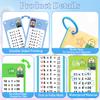 1-12 Division Flash Cards, Large Math Table Flashcards Chart, with 15 Cards, 2 Dry Erase Markers, 1 Rings, Educational Division Game for Kids, 1st, 2nd, 3rd Grades Classroom Home view 3