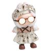 MOFABIA Clothes for 17cm Doll, 5 Pcs Doll's Outfits Clothes Dress Headband Glasses Shoes Accessories Luxury Stylish Adorable Dolls Clothes(No Doll) (Crush Flower Brown) view 1