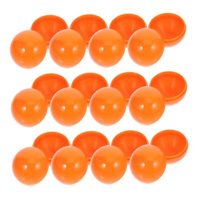 Toyvian 50pcs Plastic Hollow Bingo Balls Openable Raffle Drawing Spheres for Party Games Team Building Activities and Engaging Entertainment Events