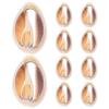 Abaodam 10pcs Natural Spiral Seashell Charms for Jewelry Making DIY Craft Accessories Mini Shell Pendants for Earrings and Bracelets for Beach Decor and Handmade view 1