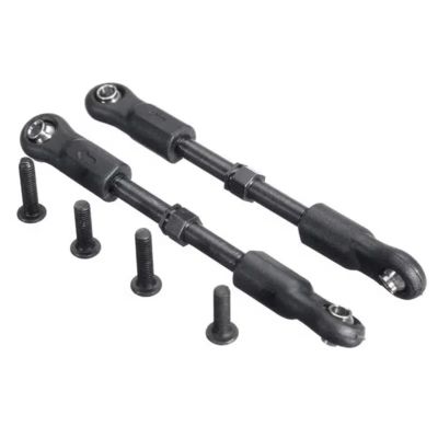 QTUONVD RC Upgrade Parts for JLB for Racing for Cheetah Speed EA1019 11101 21101 J3 1/10 2pcs Steering Servo Link Rod RC Car Upgrade Parts Spare Accessories