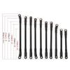 10 Piece Metal Link Set Plastic Rod End Compatible with 1/10 Scale RC Crawler Vehicles view 2