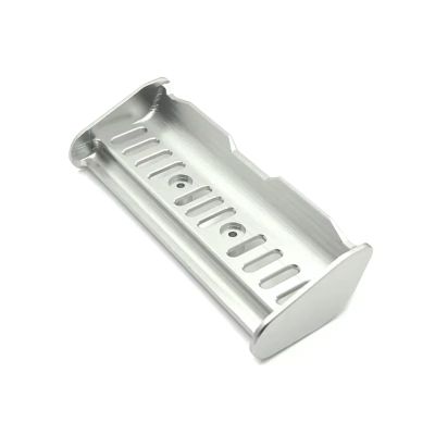 QTUONVD RC Upgrade Parts for MJX 14209 14210 16207 16208 16209 16210 H16 M162 163 1/14 1/16 Metal Tail Wing Rear Spoiler RC Car Upgrade Parts Accessories(Silver)