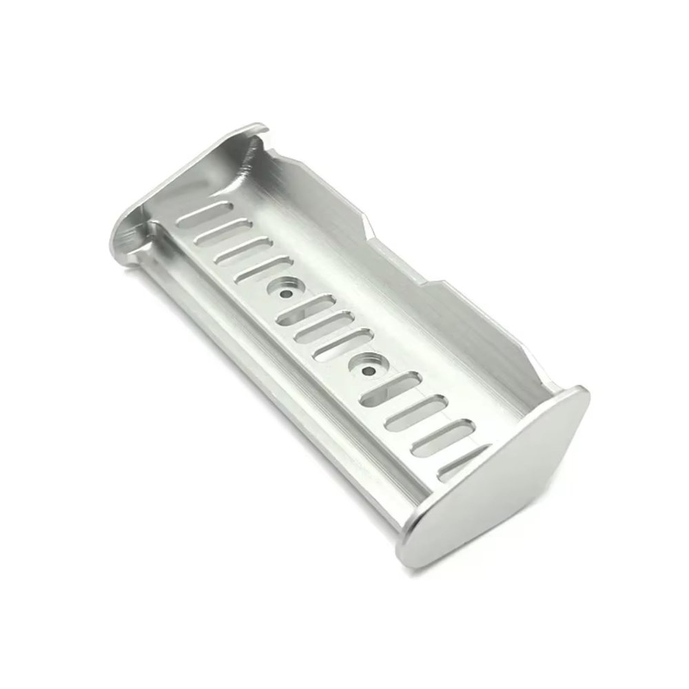QTUONVD RC Upgrade Parts for MJX 14209 14210 16207 16208 16209 16210 H16 M162 163 1/14 1/16 Metal Tail Wing Rear Spoiler RC Car Upgrade Parts Accessories(Silver)