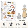 Qilmy Cute Halloween Baby Blanket for Boys Girls Kids with Soft Cotton, Cute Cozy Warm Nursery Receiving Swaddle Blanket for Toddler Infant Crib, 30 x 40 Inch view 3